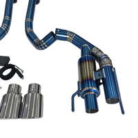 Système d'échappement Catback TitaniumValvetronic Racing, finition polie miroir, pour Lexus RCF 5.0L V8 2UR-GSE 2015-2021, ultra léger