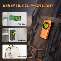 Porte-clés lumineux personnalisé OEM, rechargeable, mini lampe torche LED portable, multicolores, emballage personnalisé, torche de poche magnétique