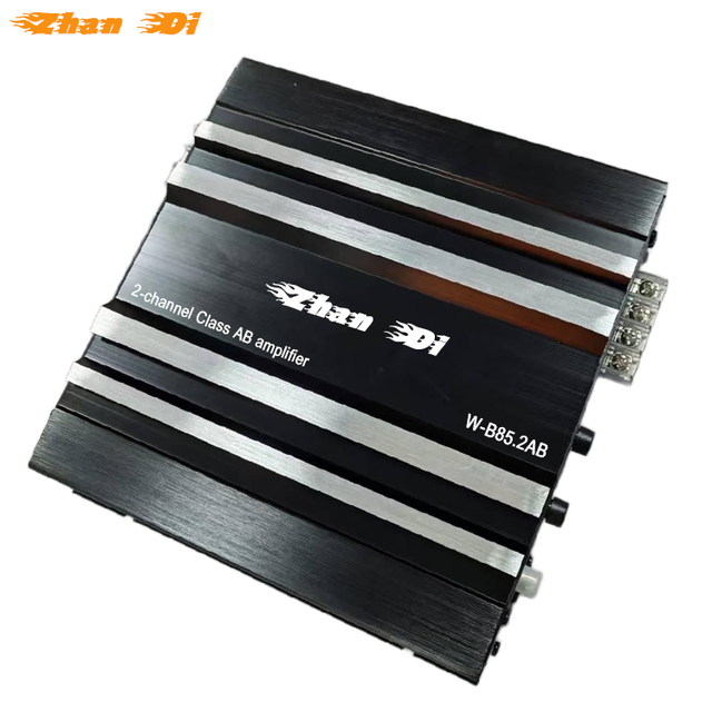 High Quality Class AB Aluminium Subwoofer Amp 2x85w 4ohm Car Audio Professional Amplifier 2 Channel Car Amplifier