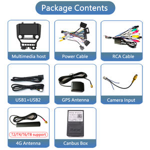 Autoradio Android pour Ford Mustang 2015-2019 Système de navigation GPS Lecteur multimédia vidéo Stéréo automobile - Product Image 3