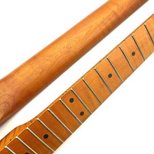 Wholesale Nitro Stain Finished 22 Fret Roasted Maple <b>Guitar</b> Neck for ST Style <b>Guitars</b> - Product Image 3