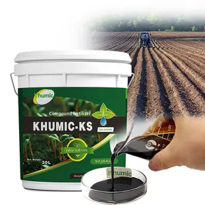 Fertilizzante liquido acido umico soluzione concentrata acido fulvico 100% soluzione solubile in acqua di fulvato di potassio