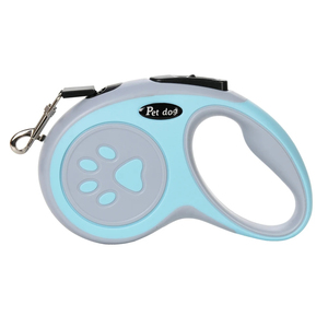 Correa Retráctil de Nailon con Diseño de Huella de Perro, 5M, para Perros Pequeños, Medianos y Grandes, Resistente, para Paseos al Aire Libre, con Mosquetones, para Yorkies y Otras Mascotas - Product Image 4