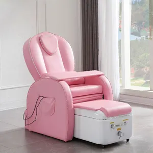 Dernier modèle de fauteuil de massage spa pour machine à manucure et pédicure Fauteuil canapé-lit Fauteuil de pédicure avec massage du dos