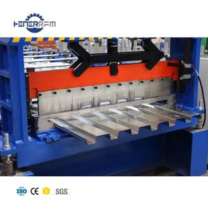 Oem ODM đầy đủ tự động kim loại decking Bảng điều chỉnh gạch Máy làm Sàn thép boong cuộn hình thành máy - Product Image 3