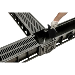 Système de drainage en HDPE avec grille de couverture <span class=keywords><strong>pour</strong></span> terrasse extérieure et jardin résidentiel - Product Image 4