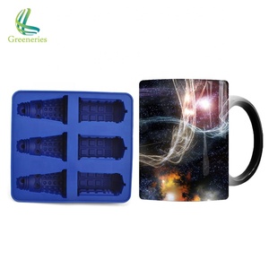 Artículos para el hogar, molde de silicona para hielo, <span class=keywords><strong>Dr</strong></span> <span class=keywords><strong>Who</strong></span> taza de café, diseño de Dalek - Product Image 4