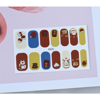 Missbloom popüler çin kaplan güçlü tırnak Korea Korea Uv yarı tedavi jel tırnak Sticker kızlar için