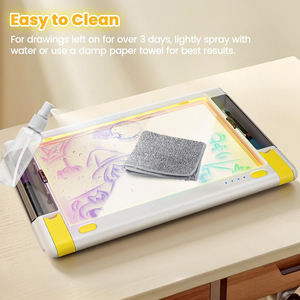 Bacheca luminosa ricaricabile da 16 pollici in acrilico con bordo da disegno a Led per bambini lavagna da disegno lavagna per bambini - Product Image 4