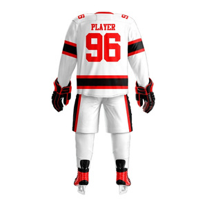 Maillot et short de hockey sur glace personnalisables à prix de gros, service OEM disponible, créez votre propre ensemble uniforme - Product Image 4