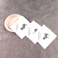 Papier brut en pâte de bois 100% vierge, 100 pièces, papier glacé pour serviettes hygiéniques