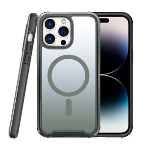 Custodia per telefono cellulare con armatura magnetica in alluminio di alta qualità per <span class=keywords><strong>iPhone</strong></span> <span class=keywords><strong>13</strong></span> 14 15 <span class=keywords><strong>cover</strong></span> di ricarica wireless <span class=keywords><strong>Max</strong></span> - Product Image 1