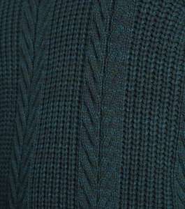 Pull à col roulé épais pour homme, anti-rétrécissement, taille plus, broderie acrylique respirante, logo personnalisé, tricot torsadé - Product Image 6