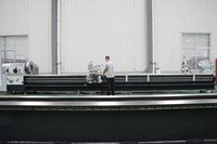 Prix de la machine à tourner à moteur FULLTONTECH de Chine, tour à grand alésage Cw61100, tour universel à grand alésage de 6 mètres à vendre