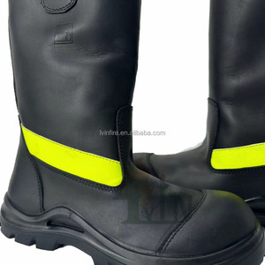Botas de Bombero Resistentes al Fuego, Impermeables, de Goma, con Certificación <span class=keywords><strong>EC</strong></span>/med/<span class=keywords><strong>CE</strong></span> para Operaciones de Rescate y Seguridad contra Incendios - Product Image 2
