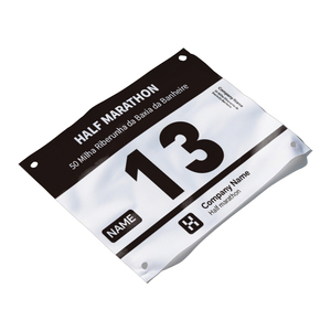 บัตรหมายเลขวิ่งหมายเลข 118 กระดาษพิมพ์ดิจิทัลแบบพกพาสำหรับกิจกรรมวิ่งเดินสำหรับผู้ใหญ่ - Product Image 3