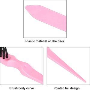 Cepillo de pelo de nailon personalizado al por mayor, cepillo de pelo antiestático de plástico con punta, peine delgado para peinar, herramientas de estilismo - Product Image 4