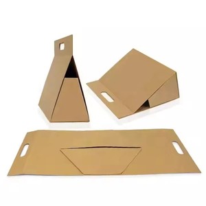 Boîte en papier pliable avec logo personnalisé, taille sur mesure et matériau écologique en carton kraft recyclé - Product Image 1