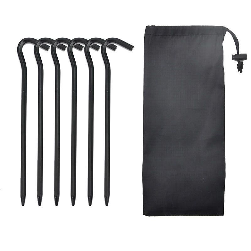 ตะปูสีดำ 6 ตัวใน 1 ถุง