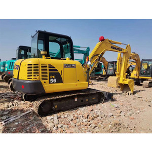 Excavatrice sur chenilles hydraulique Komatsu PC56-7 d'occasion, 5,3 tonnes, état d'origine, à vendre - Product Image 1