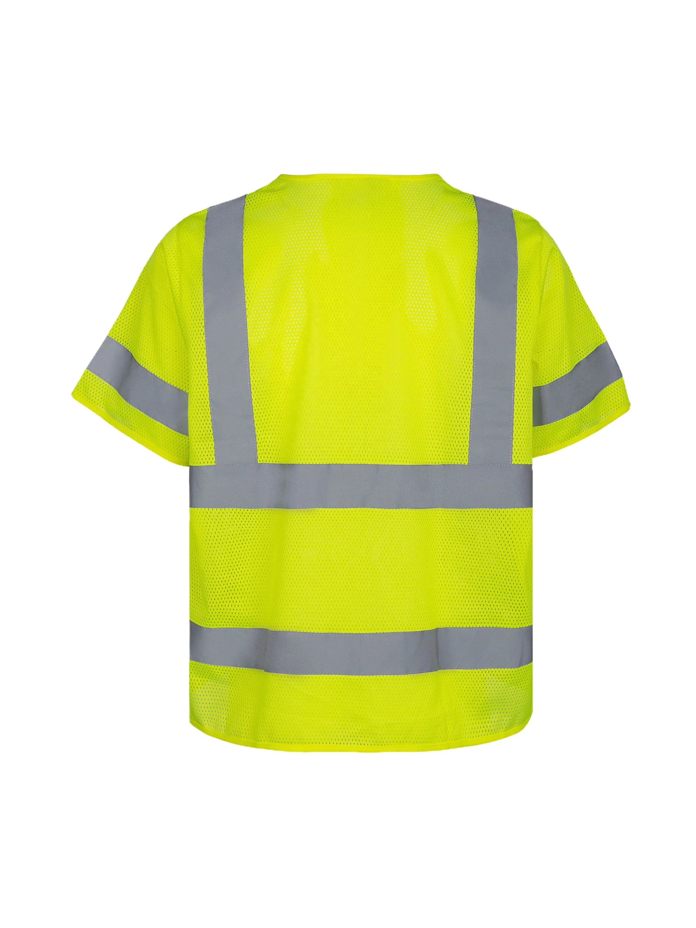 Abbigliamento ad alta visibilità costruzione abbigliamento da lavoro protezione di sicurezza per esterni ansi classe 3 OEM gilet di sicurezza industriale ad alta riflessione