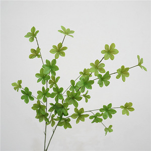 Feuilles artificielles japonaises en plastique <span class=keywords><strong>de</strong></span> haute qualité, 30cm-100cm, pour composition florale, décoration intérieure et aménagement paysager. - Product Image 1