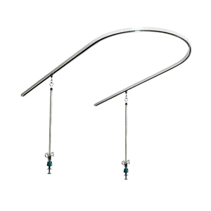 Riel de infusión colgante de techo Degao de aleación de aluminio para hospital, con formas múltiples U/L/O, para uso en salas de hospitalización. - Product Image 4