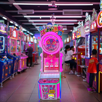 JC Edelstahl-Sprungball-Arcade-Spielautomat mit 300 kg Kapazität, kabellosem Ticket-Lotterie-Einlösesystem, für den Innenbereich, münzbetrieben