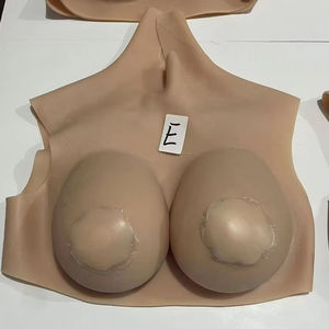 Forme de poitrine à col haut réaliste mâle à femelle Silicone seins faux seins avec B-G pour Crossdresser Sissy travesti Cosplay - Product Image 4