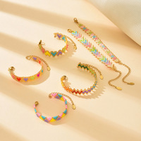 Bracelets en perles de Miyuki en plastique tissés ethniques bohèmes unisexes à la mode, vente chaude de l'été, bijoux de haute qualité