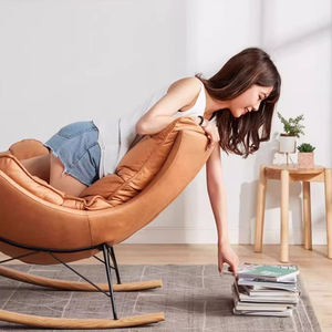 كرسي هزاز نورديك فاخر مريح للنوم والاسترخاء كرسي كسول هزاز أريكة - Product Image 5