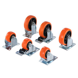 Os estilos múltiplos 32MM 80-138KG da carga média do rodízio industrial do carrinho de compras do vendedor quente - Product Image 1