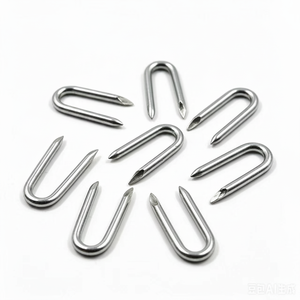 Clous de fixation en U de qualité supérieure pour gazon, agrafes en acier durables pour aménagement paysager, accessoires de jardinage et entretien des pelouses - Product Image 2