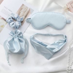 Masque pour les yeux, chouchous pour cheveux, ensemble de deux/trois/quatre pièces, masque de sommeil portable pour le voyage et les cadeaux - Product Image 3