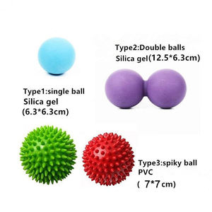 Vente en gros Point de déclenchement Sport Fitness muscle main pied soulagement de la douleur balle de crosse dure boule de <span class=keywords><strong>massage</strong></span> à pointes pour le Yoga - Product Image 2