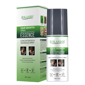 Orgânico antiperda de cabelo loção para tratamento de calvície sem efeito lateral 100ml perfume-livre