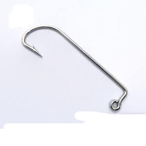 100 hameçons Aberdeen par sachet, en acier à haute teneur en carbone, barbelés à 90 degrés, pour leurres <span class=keywords><strong>de</strong></span> pêche (crankhook, ver) - Product Image 4