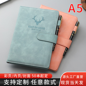 Libreta Promocional A5 Personalizable al por Mayor de Fábrica con Cierre Magnético en Forma de U para Estudiantes de Contabilidad, Negocios y Universidad - Product Image 3