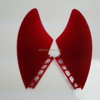 Prix d'usine, ailerons de paddle en plastique, améliorent le Green G5 Tri Set, aileron simple pour les lacs et les rivières