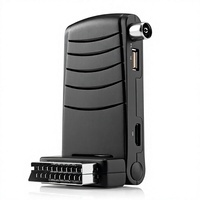 Receptor Digital Terrestre Telesystem TS6005 DVB-T/T2 HD con Análisis Automático de Canales y EPG Negro
