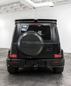 Nouveau kit carrosserie en fibre de carbone de haute qualité pour Mercedes W464 W465 G500 G63 BS G800 – Amélioration des pare-chocs avant/arrière et des passages de roues, noir 100% - Product Image 6