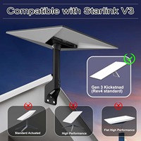Support mural/auvent robuste en métal Starlink Gen3 pour kit de montage d'antenne satellite