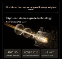 Projecteurs vidéo intelligents JMGO O3 Ultra courte focale 4K DLP Projecteur Android Laser tricolore pour la maison