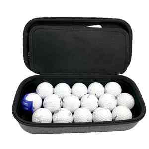 Organisateur de set de golf classique de haute qualité personnalisé avec fermeture à glissière, sac à balles de golf, étui en EVA pour golfeurs unisexes, cadeau - Product Image 3