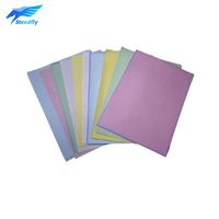 Papier NCR en gros pour impression, feuilles CB CFB CF, rame de 500 feuilles, 60 g/m², 100 % pâte de bois, rouleau jumbo de papier autocopiant NCR