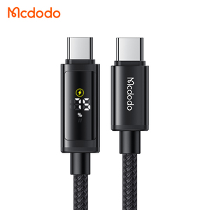 Cáp sạc USB-C to USB-C Mcdodo 800/799/797 mới, màn hình LED kép, hỗ trợ sạc nhanh PD Type-C, hiển thị mức pin và công suất 100W, dành cho <span class=keywords><strong>iPad</strong></span> IP - Product Image 1