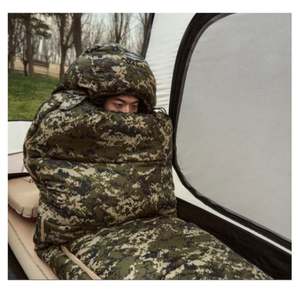 Saco de Dormir Tipo Sobre, Impermeable, de Poliéster, con 3 Capas, Camuflaje, para Camping, 3 Estaciones, Transpirable - Product Image 3