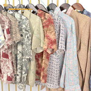 Camisa Informal de Verano para Hombre Mayor y Blusa para Mujer, Estilo Casual, Ropa Usada Popular en China, KingAAA, Poliéster/Algodón - Product Image 4