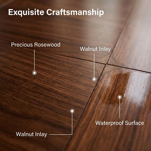 <span class=keywords><strong>Parquet</strong></span> en bois de qualité supérieure, design en palissandre et noyer incrusté, pour la décoration d'espaces commerciaux et résidentiels haut de gamme - Product Image 3