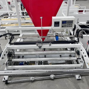 เครื่องทำถุงพลาสติกอัลตราโซนิกแบบพับอัตโนมัติเต็มรูปแบบ Hongtong 1200 เครื่องผลิตถุงพลาสติกแบบไม่ทอ - Product Image 1